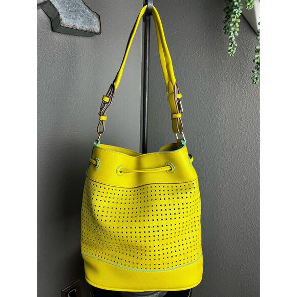 Big Buddha Bucket Bag Drawstring Mag Snap Closure Fringe Boho Tassel - Picture 3 of 12